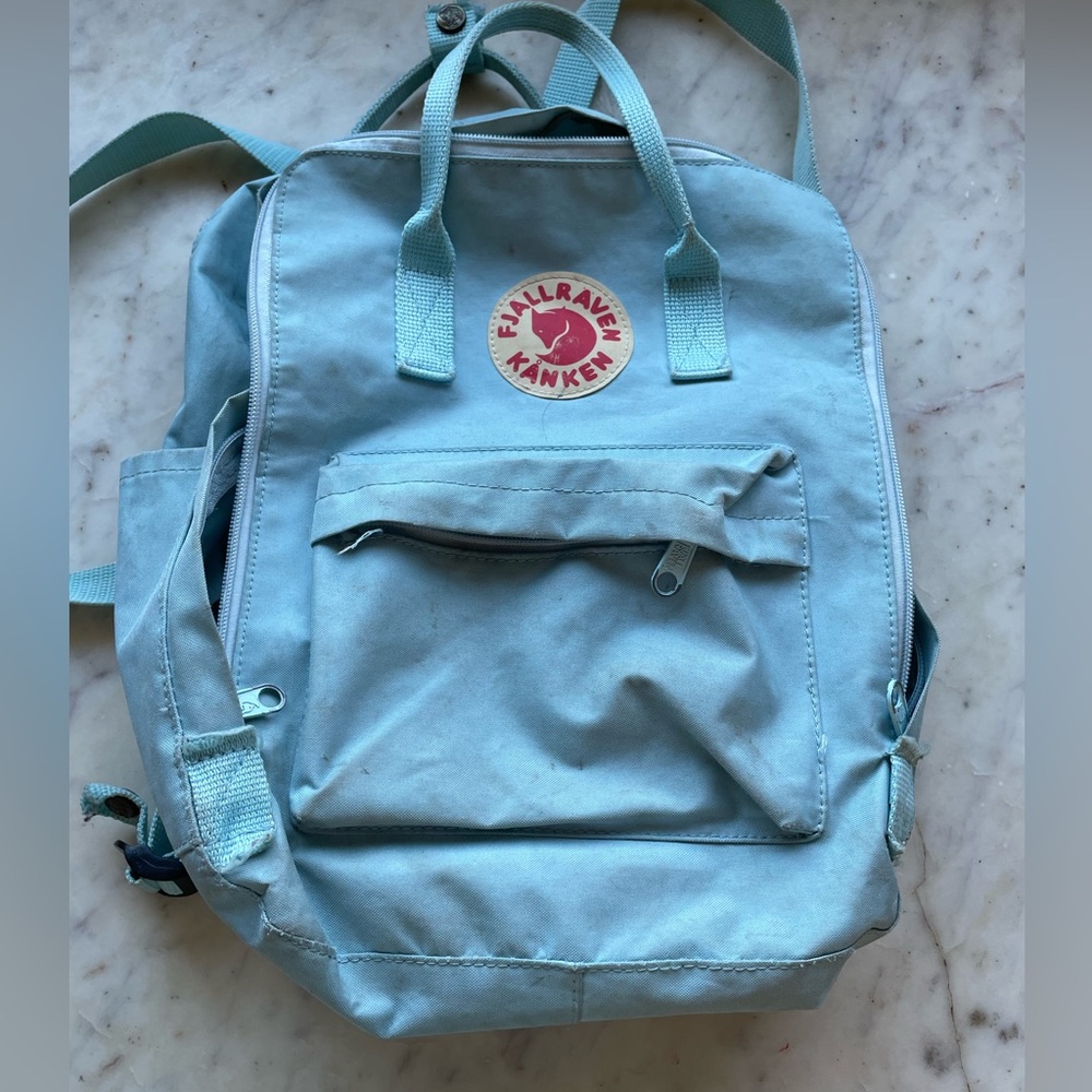 Fjällräven Backpack in light blue